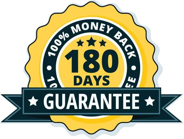180 Days Money Back illustration